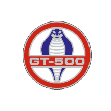 COBRA GT-500 35mm Car Badge