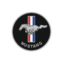 MUSTANG 35mm Car Badge