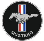MUSTANG 35mm Car Badge