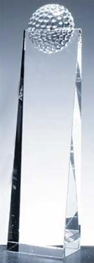 Optical Crystal Golf Ball Tower