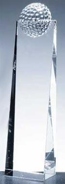 Optical Crystal Golf Ball Tower