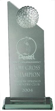 Jade Glass Golf Pinnacle