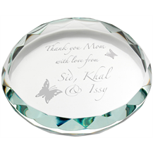PAP3A Round Glass Paperweight