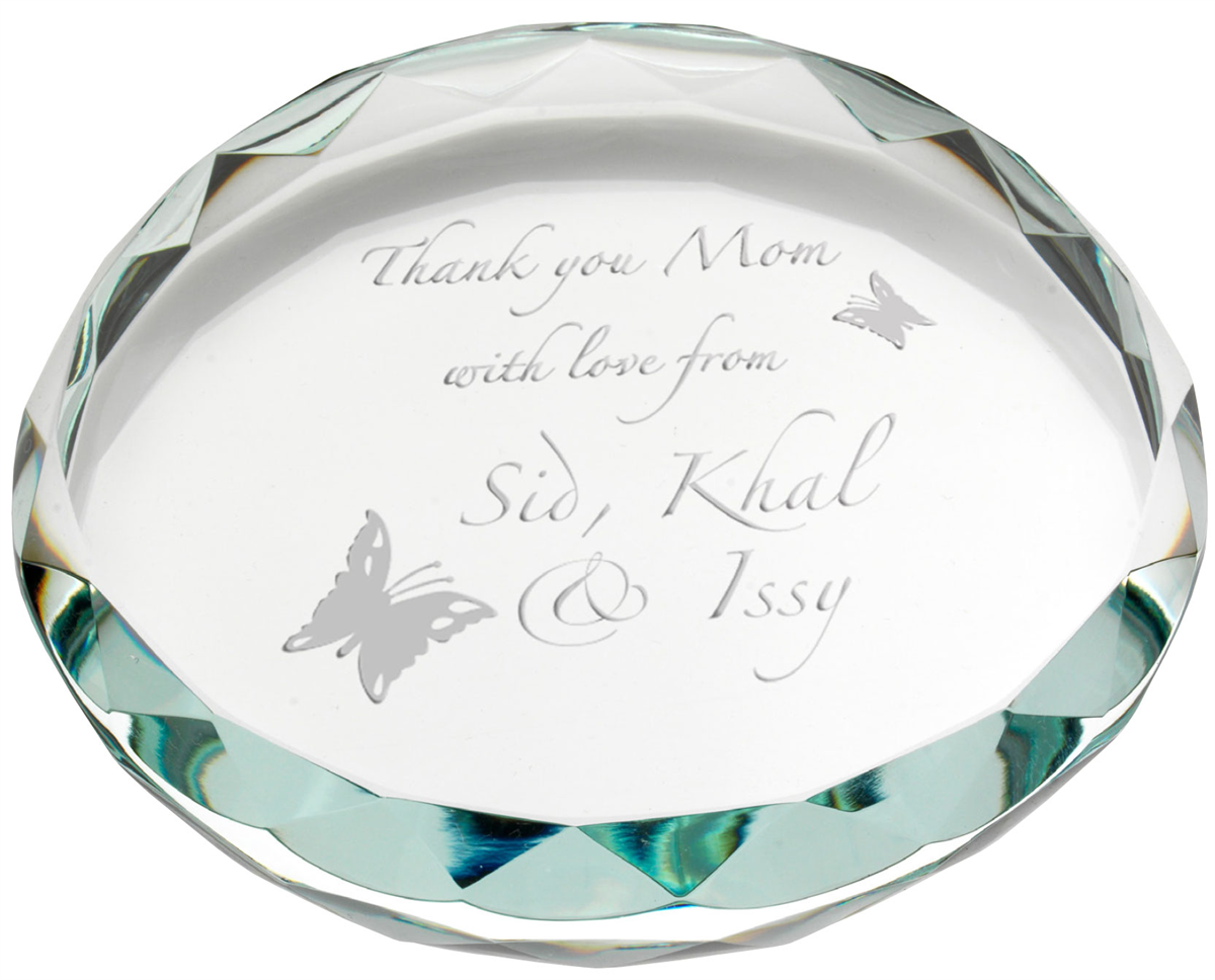 PAP3A Round Glass Paperweight