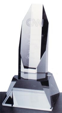 Optical Crystal Octagon Tower