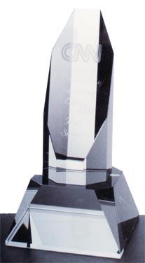 Optical Crystal Octagon Tower