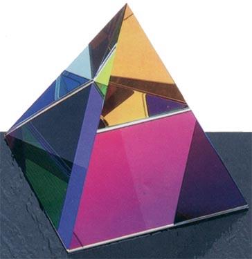 Optical Crystal Desktop Pyramid