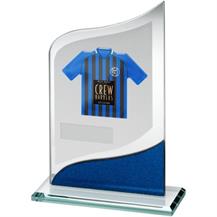 JR1-RB3A Bespoke Football Glass Trophy