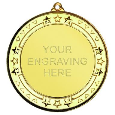 M29G 70mm Gold Engraved Medal