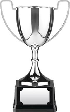 Nickel Plated Endurance Cup on Heavyweight Square Plinth
