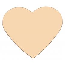Gold Heart Engraving Plate S130
