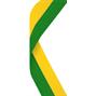 Green / Yellow (Gold) Medal Ribbons thumbnail