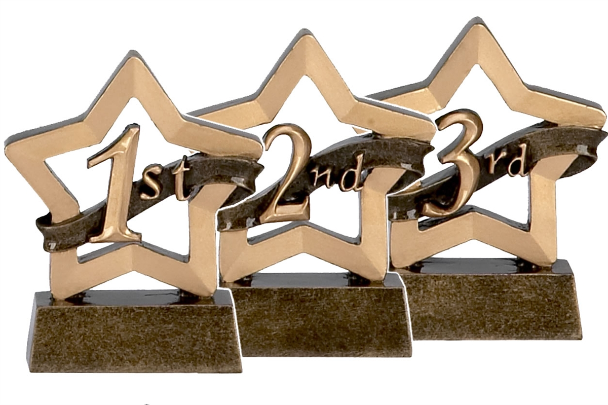 1st, 2nd, 3rd Trophies