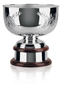 Hand Chased Silverplated Bowl 552