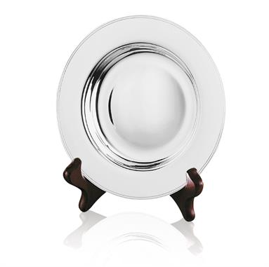 Elizabethan Silverplated Tray with Standard Stand