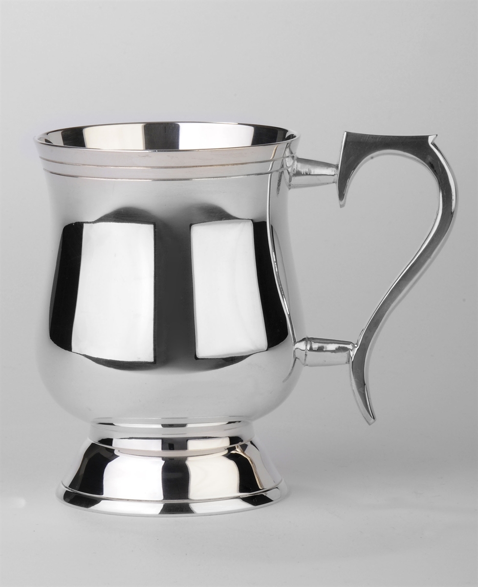 Georgian Silver Plated Tankards
