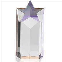 7 inch (17.8cm) Magnificent Crystal Star Award