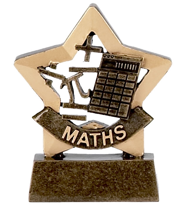 Maths Mini Star Award - A950