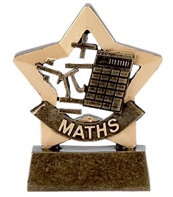 Maths Mini Star Award - A950