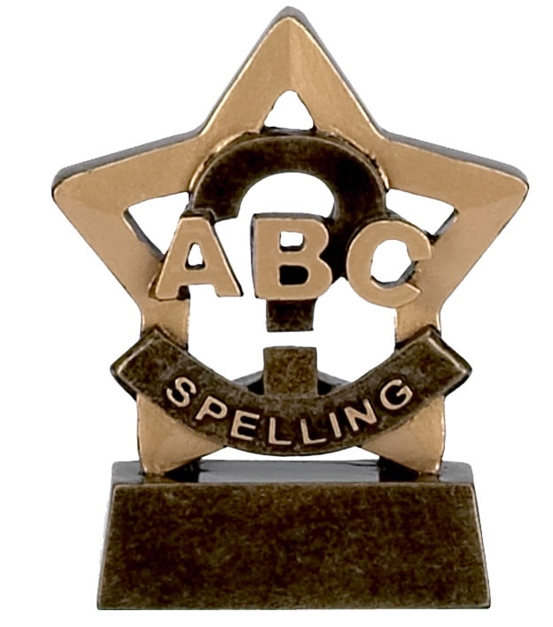 Spelling Mini Star Award - A947