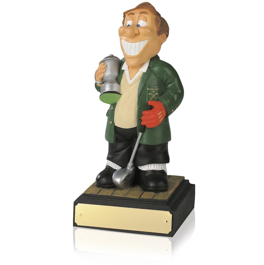 8inch Hand Painted Golf Figure - Winner - SH01