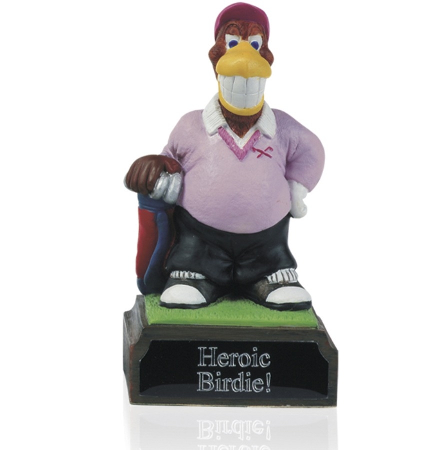 4inch Hand Painted Golf Figure -  Birdie - H03