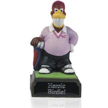 4inch Hand Painted Golf Figure -  Birdie - H03