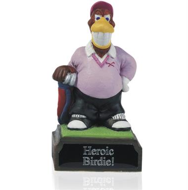 4inch Hand Painted Golf Figure -  Birdie - H03