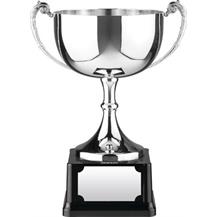 Nickel Plated with Heavy Ornate Handle and Heavyweight Square Plinth