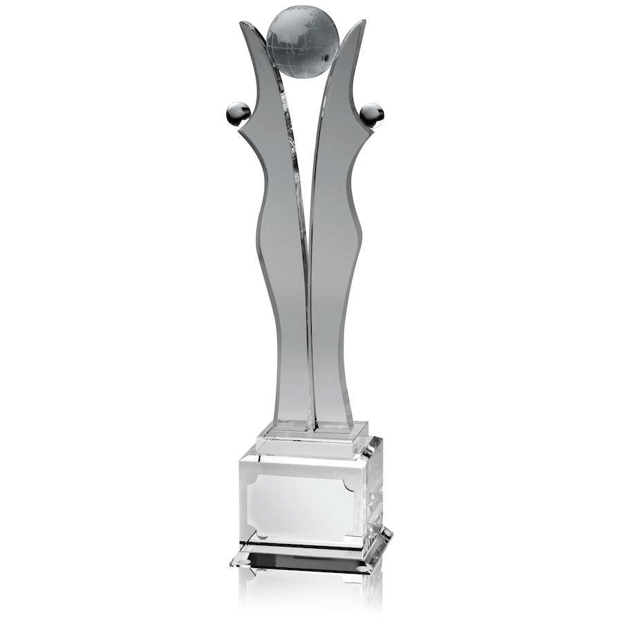 The World In Your Hands Optical Crystal Award