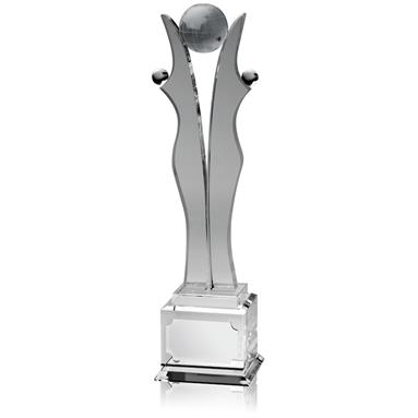 The World In Your Hands Optical Crystal Award