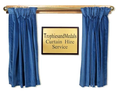 Presentation Curtain Hire - Blue