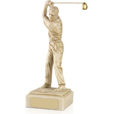 Ivory Effect Golf Figures - Available in 4 sizes - LRS34-37