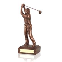 Old English Copper Finish Golf Figures - Available in 3 sizes CRS34-36