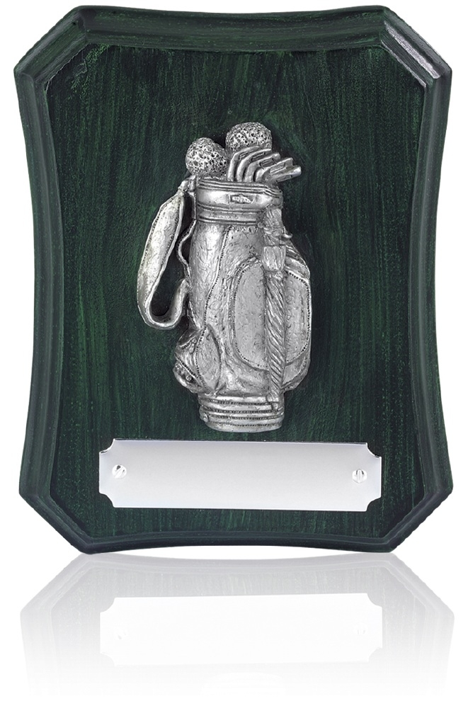 Presentation Golf Bag Plaque - 5inch - RS30