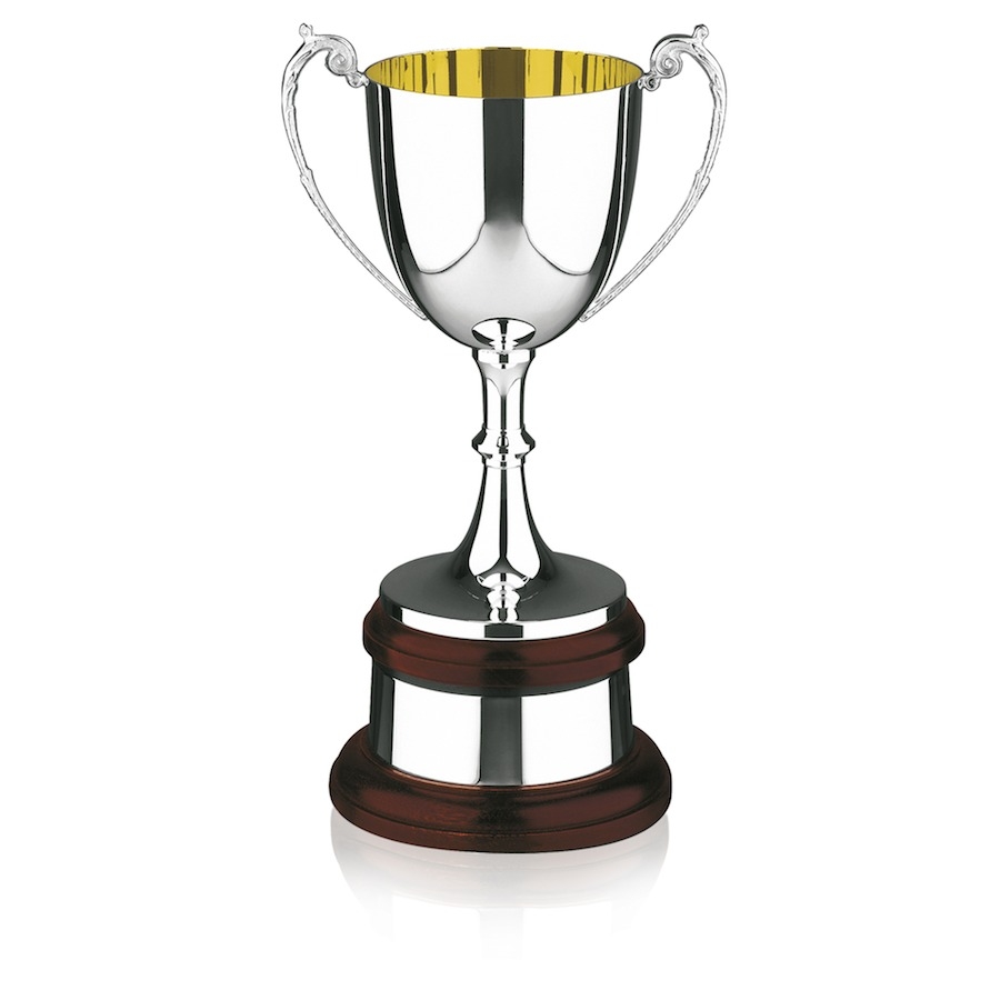 Heavy Deposit Silverplated Cup with Gold Inside - 488