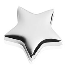 Highly Polished Nickel Finish Metal Memo Magnet - BG069