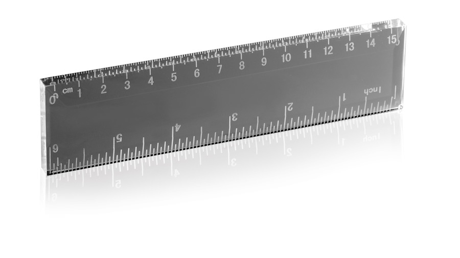Crystal 6inch Ruler - AC91
