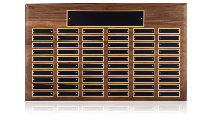 60 Entry Perpetual Wall Plaque - WP06