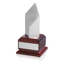 Diamond Shaped Motivation Awards in Silver Finish -  7inch - TZ015B