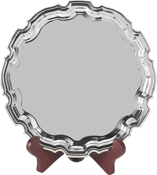 Nickel Plated Heavyweight Salvers - 5 sizes - S3
