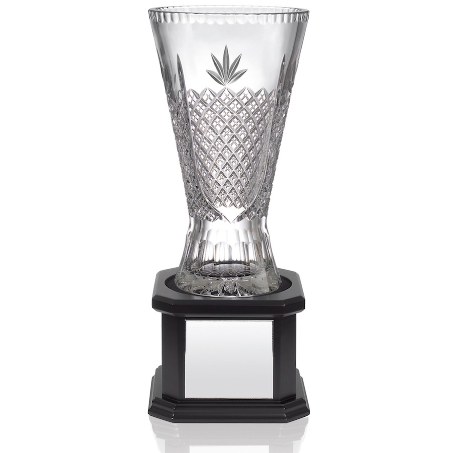 Statesman Hand Cut Crystal Vase - K005