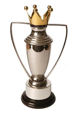 Nickel Plated Crown Trophy Cup - 4 sizes - A324