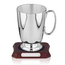 Silver Plated Straight Sided Tankard - 673