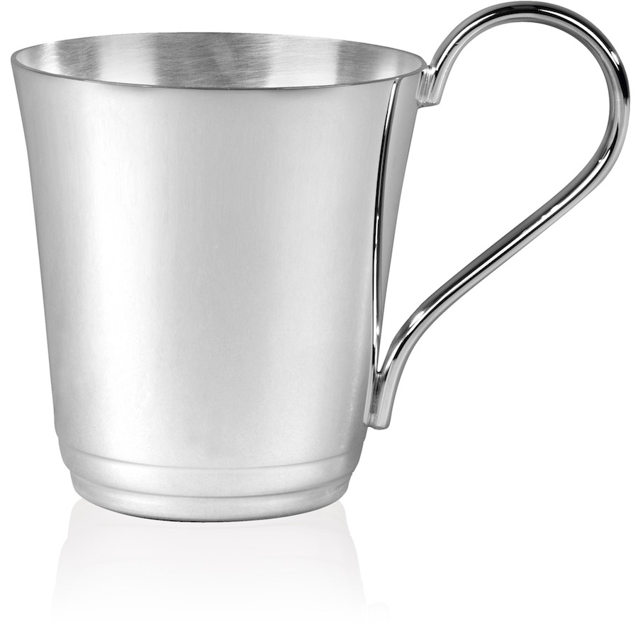 Celtic Mounted Silver Plated Child's Can