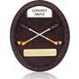 Longest Drive Oval Plaque - RS59 thumbnail