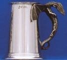 Dragon Handle - Heavy Gauge Pewter Tankard
