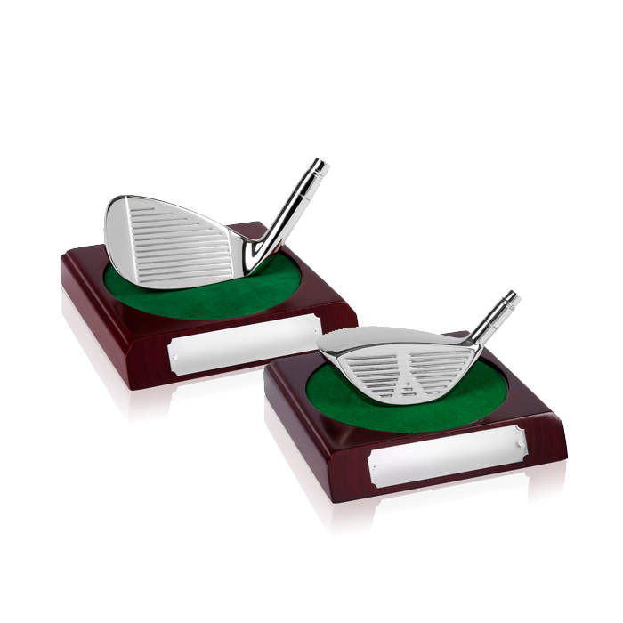 Non-Tarnish Silvertone Finish, Metal Golf Club Heads