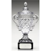 Merit Cup Sward - Cut Optical Crystal on Base
