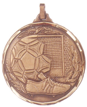 Faceted Football Medal